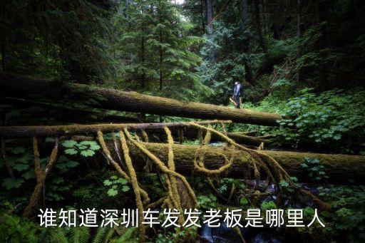 誰知道深圳車發發老板是哪里人