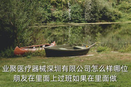 業(yè)聚醫(yī)療器械深圳有限公司怎么樣哪位朋友在里面上過班如果在里面做