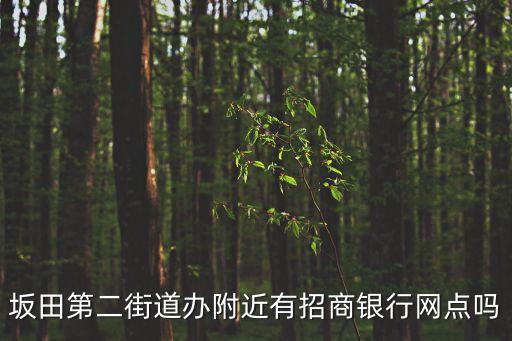深圳招商銀行坂田支行電話，深圳坂田市場附近哪里有招商銀行