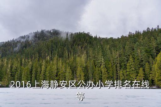 上海市靜安區(qū)9所小學(xué)試點(diǎn)，靜安區(qū)的哪所小學(xué)口碑好
