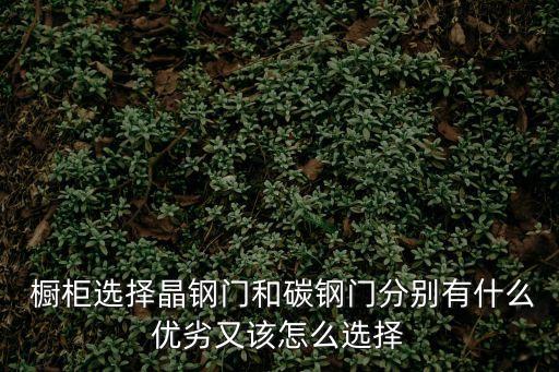  櫥柜選擇晶鋼門和碳鋼門分別有什么優劣又該怎么選擇