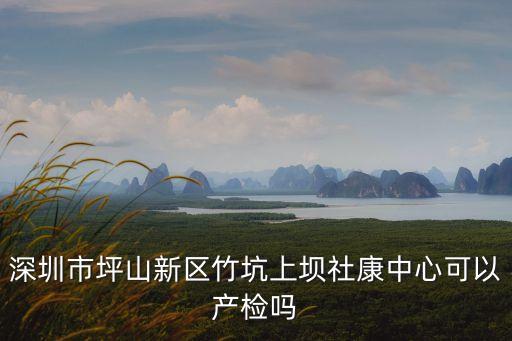 深圳市坪山新區(qū)竹坑上壩社康中心可以產檢嗎
