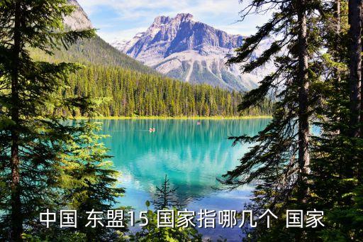 中國(guó) 東盟15 國(guó)家指哪幾個(gè) 國(guó)家