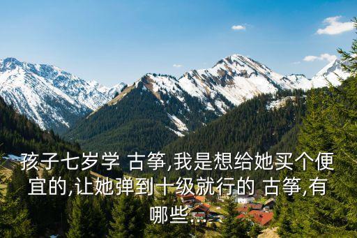 孩子七歲學 古箏,我是想給她買個便宜的,讓她彈到十級就行的 古箏,有哪些...