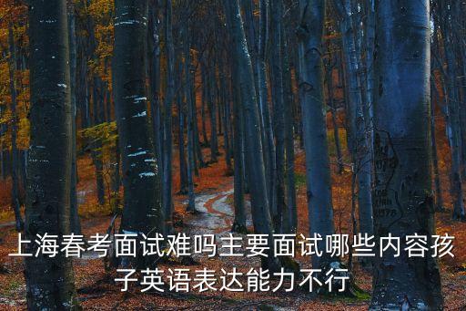 上海市春考面試自我介紹，有關面試自我介紹問題 求助