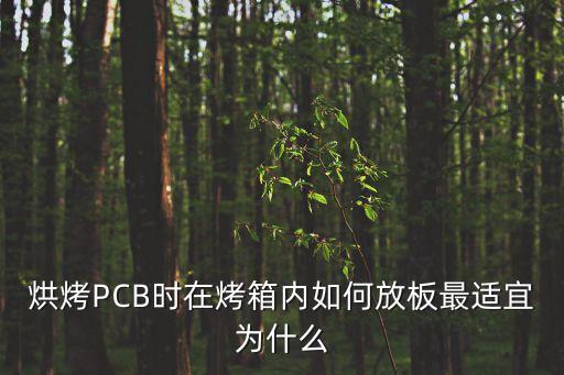 烘烤PCB時在烤箱內如何放板最適宜為什么