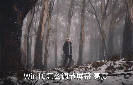 Win10怎么調節屏幕 亮度