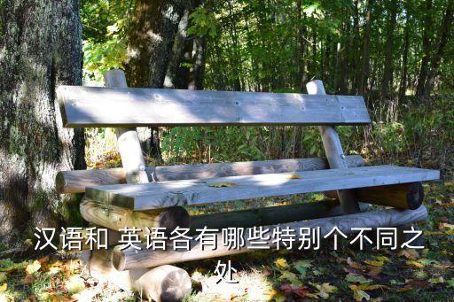 漢語與英語的差異,英語和漢語的區(qū)別