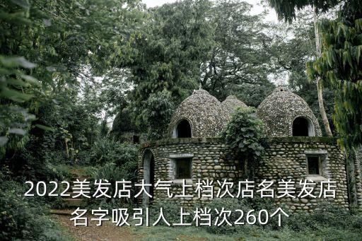 2022美發店大氣上檔次店名美發店名字吸引人上檔次260個