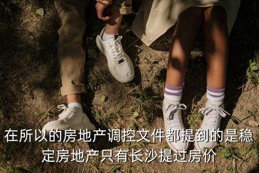 在所以的房地產(chǎn)調(diào)控文件都提到的是穩(wěn)定房地產(chǎn)只有長(zhǎng)沙提過(guò)房?jī)r(jià)
