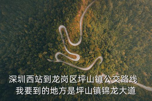 深圳西站到龍崗坪地，從深圳西站到龍崗坪山怎么坐車啊第一次去麻煩大家說(shuō)詳細(xì)點(diǎn)