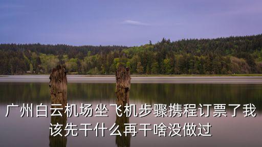 廣州白云機場坐飛機步驟攜程訂票了我該先干什么再干啥沒做過