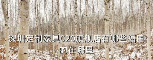 深圳一站式家具定制，深圳有哪些做家具定制的