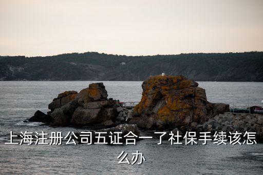 上海注冊公司五證合一了社保手續該怎么辦