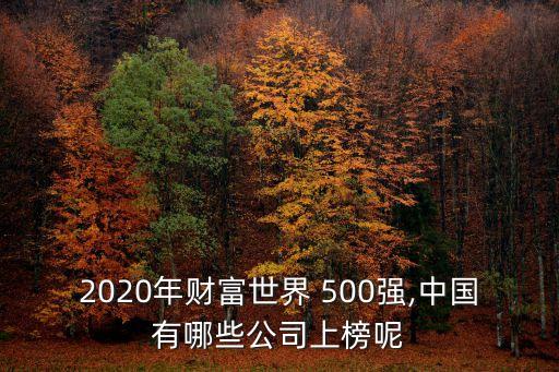 中國500強企業名單,胡潤中國500強企業名單