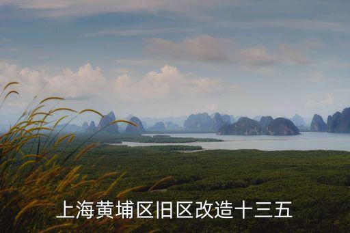 上海黃埔區舊區改造十三五