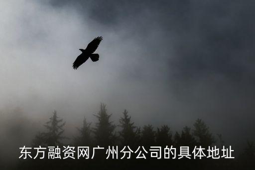 東方融資網廣州分公司的具體地址