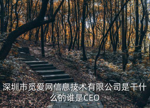 深圳市覓愛網信息技術有限公司是干什么的誰是CEO
