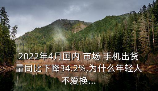 2022年4月國(guó)內(nèi) 市場(chǎng) 手機(jī)出貨量同比下降34.2%,為什么年輕人不愛(ài)換...