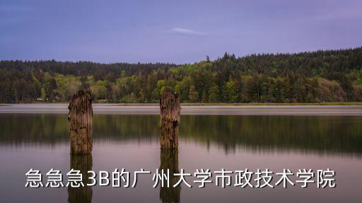 急急急3B的廣州大學市政技術學院