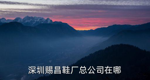 深圳賜昌鞋廠總公司在哪