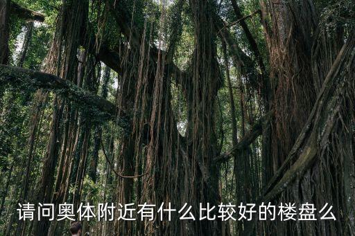 請(qǐng)問奧體附近有什么比較好的樓盤么