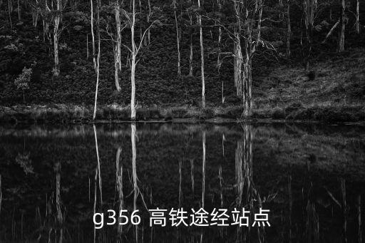 g356 高鐵途經站點