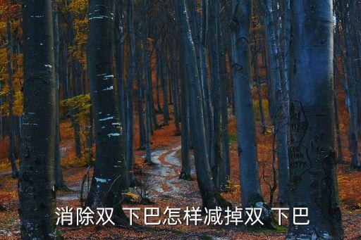  消除雙 下巴怎樣減掉雙 下巴
