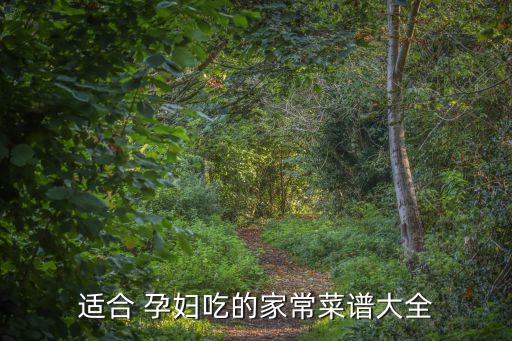 適合 孕婦吃的家常菜譜大全