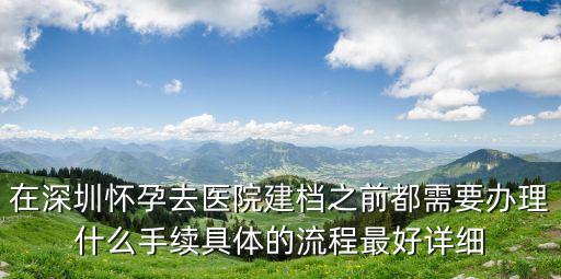 深圳孕婦建檔掛號，我住在深圳華僑城附近剛剛發現懷孕了請問姐妹們我應該去哪里