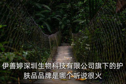 伊善婷深圳生物科技有限公司旗下的護膚品品牌是哪個聽說很火