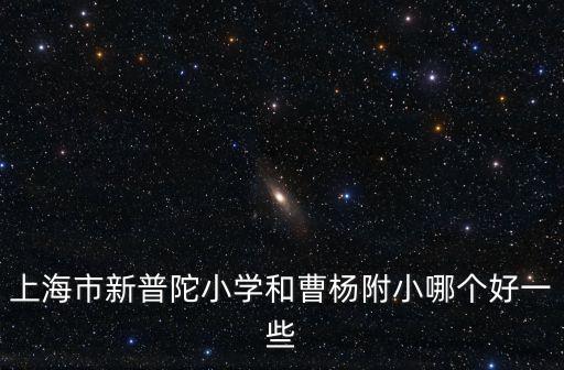 上海市新普陀小學(xué)和曹楊附小哪個(gè)好一些