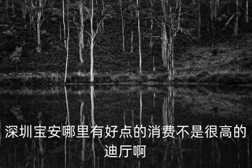 深圳寶安兒童游樂場(chǎng)所，深圳寶安哪里有好點(diǎn)的消費(fèi)不是很高的迪廳啊