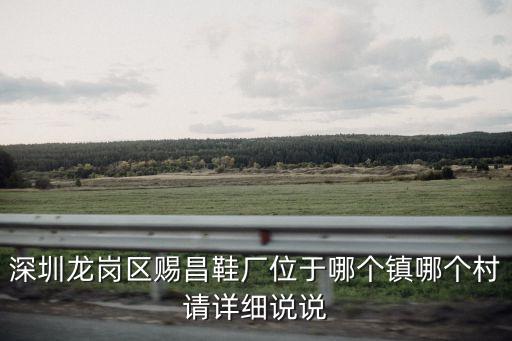 深圳市橫崗賜昌鞋廠，深圳幾個賜昌鞋廠