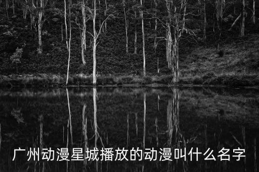 廣州動漫星城播放的動漫叫什么名字