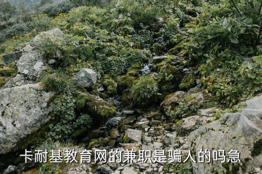 卡耐基教育網(wǎng)的兼職是騙人的嗎急