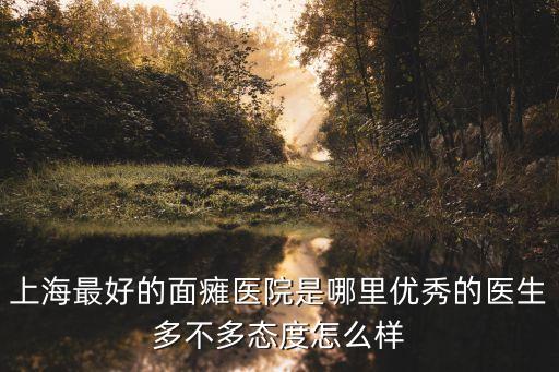 上海市優秀住院醫師呈報表范文，上海最好的面癱醫院是哪里優秀的醫生多不多態度怎么樣