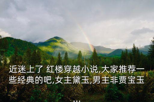 近迷上了 紅樓穿越小說(shuō),大家推薦一些經(jīng)典的吧,女主黛玉,男主非賈寶玉...