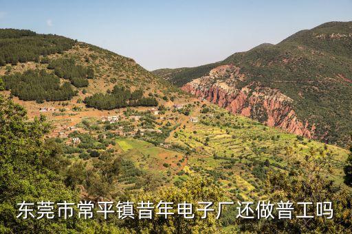 東莞市常平鎮昔年電子廠還做普工嗎