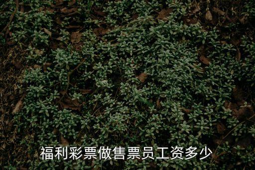 廣州福利彩票銷售工資，廣州的銷售人員待遇一般如何