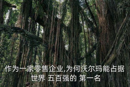世界五百強第一名,世界500強最新排名