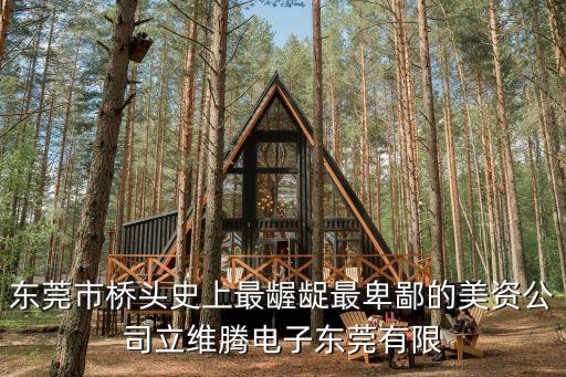 東莞齷云咧破酚邢薰司，東莞市橋頭史上最齷齪最卑鄙的美資公司立維騰電子東莞有限