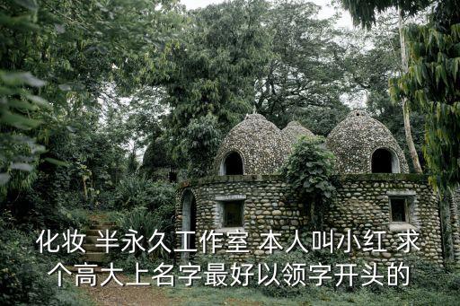 化妝 半永久工作室 本人叫小紅 求個高大上名字最好以領字開頭的