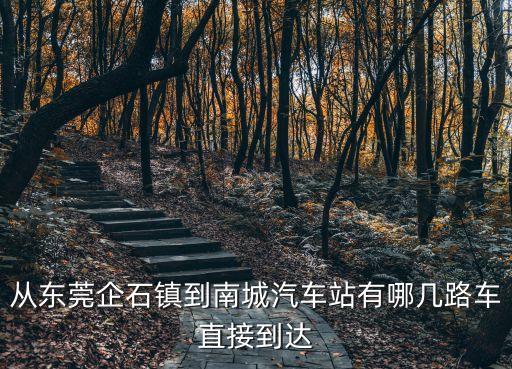 東莞企石至南城汽車時刻表，從東莞企石鎮到南城汽車站有哪幾路車直接到達