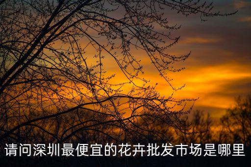 深圳哪里可以買便宜的鮮花，深圳批發百合花哪里便宜