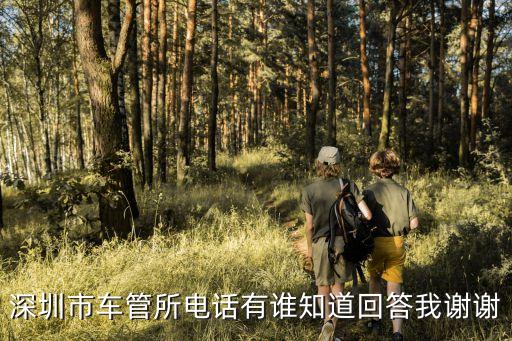 深圳市車管所電話有誰知道回答我謝謝
