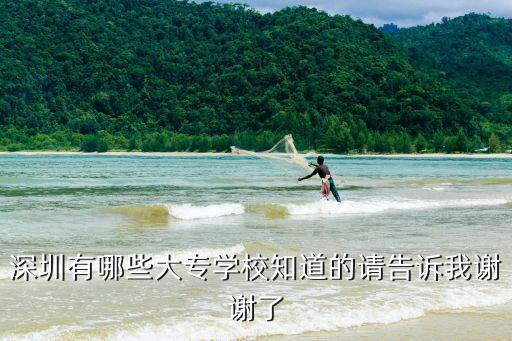 深圳坪山大專學校，問問深圳有哪些大專學校
