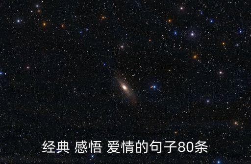 經(jīng)典 感悟 愛(ài)情的句子80條