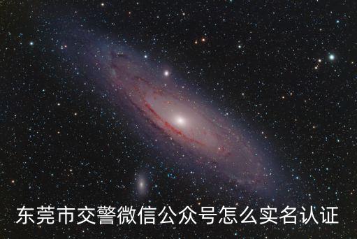 東莞市交警微信公眾號怎么實名認證