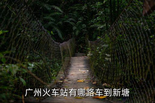 廣州火車站有哪路車到新塘